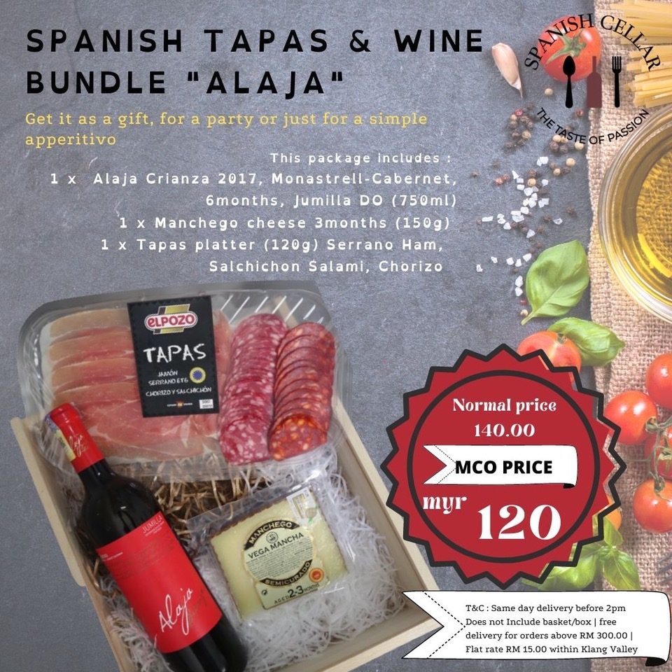 Spanish Tapas & Wine Bundle "Alaja"